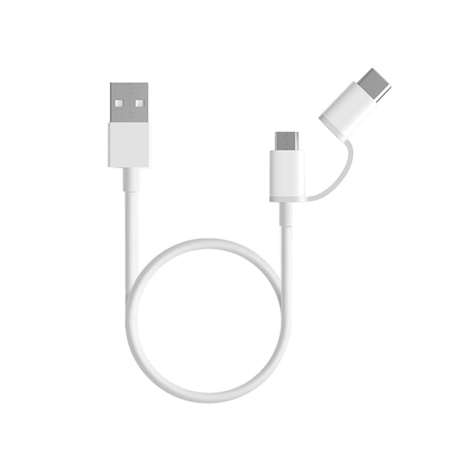 Mi 2-in-1 Cable Micro USB to Type C 100cm