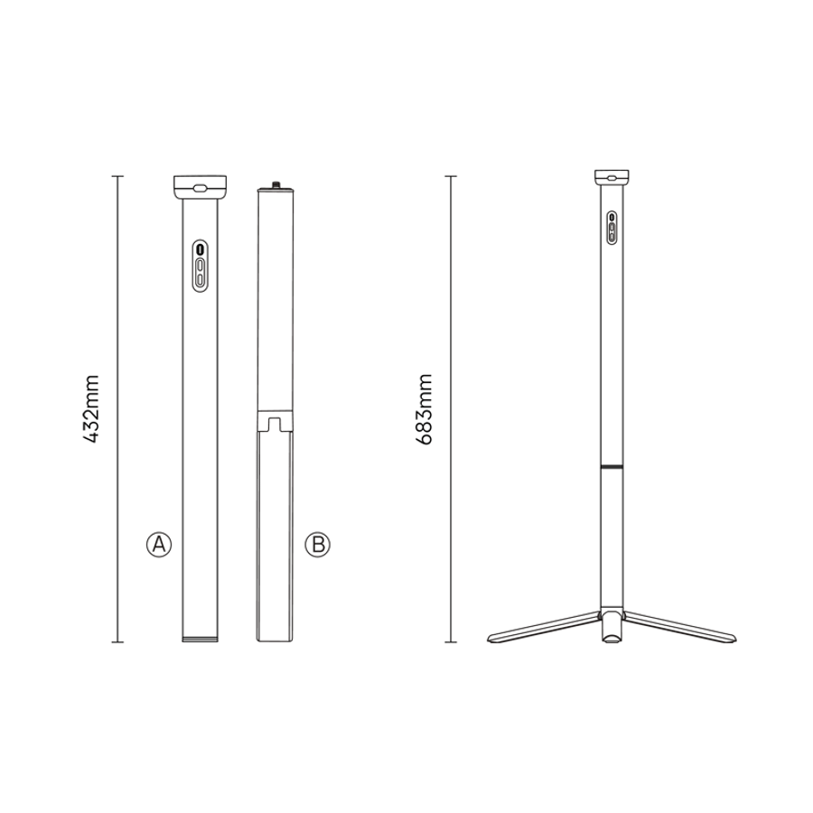 XGIMI PowerBase Standur f. MoGo 4 skjávarpa