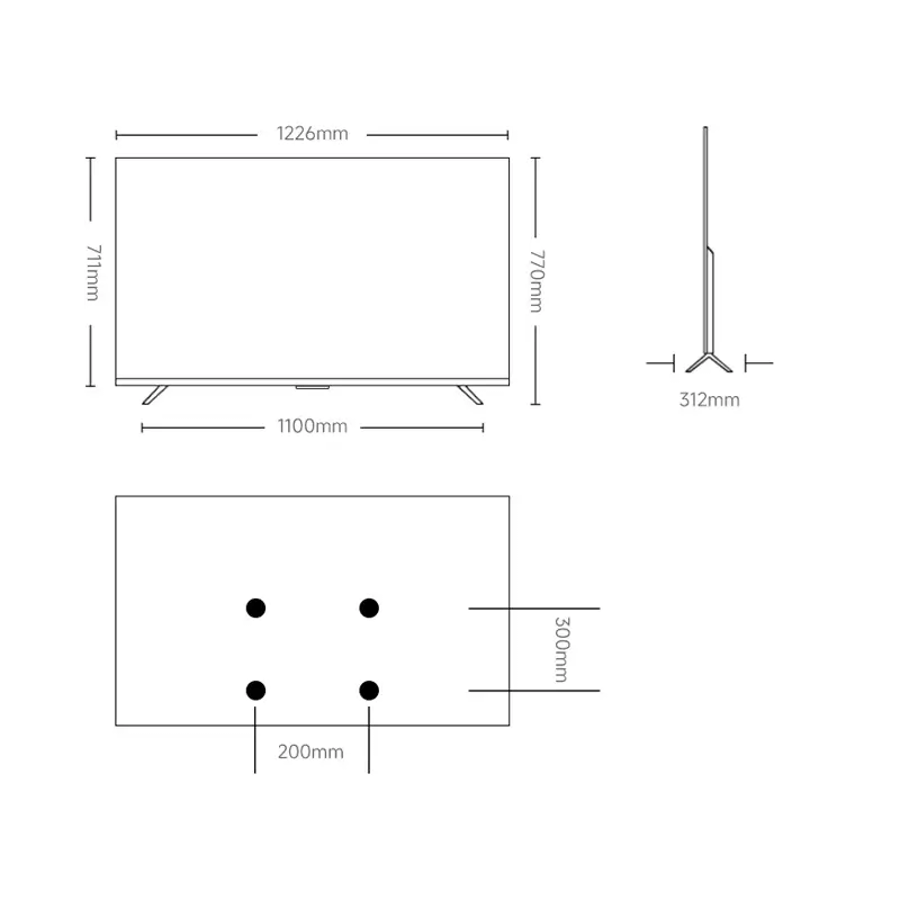 Xiaomi TV A Pro 55" 2026 4K QLED sjónvarp