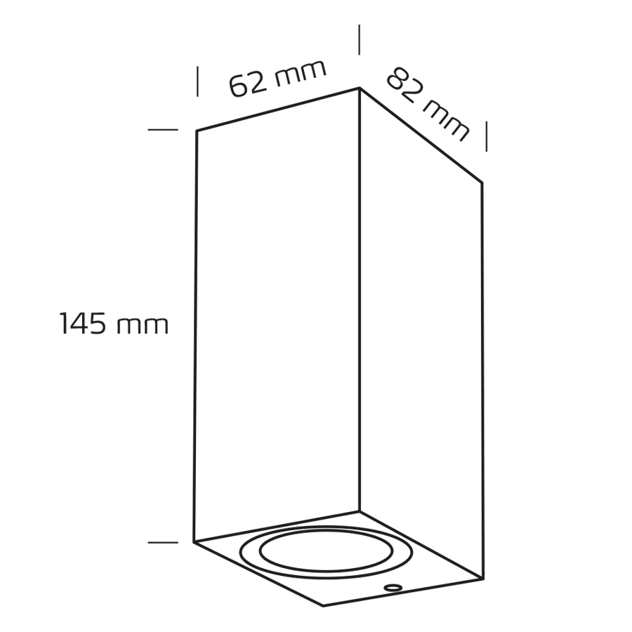 LIONA WALL LIGHT, 230VAC - 3000K