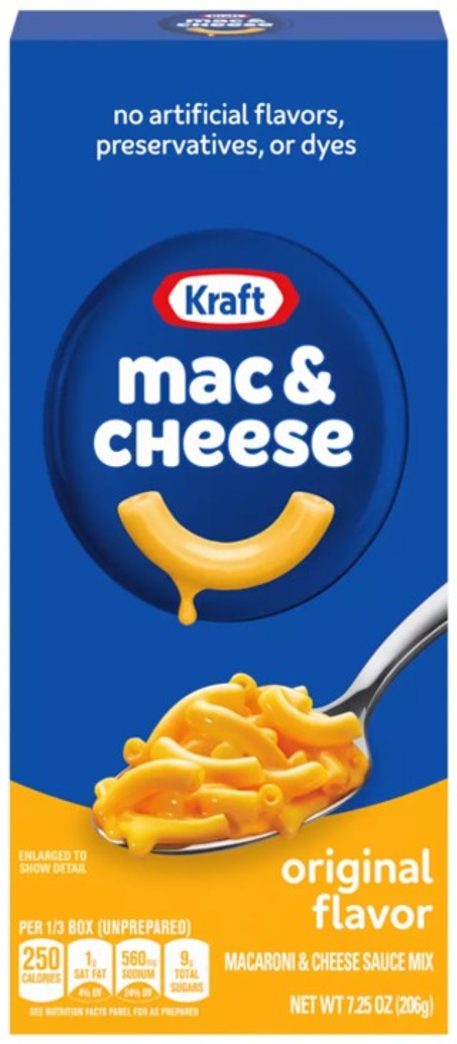 Kraft Mac & Cheese makkarónur með ostasósu 206 g