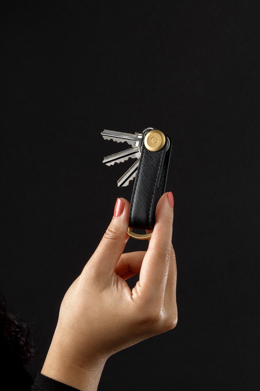 Orbitkey - Saffiano Leather Liquorice Black