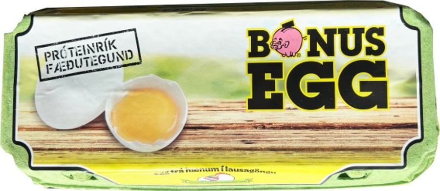 Bónus egg 10 stk. 675 g