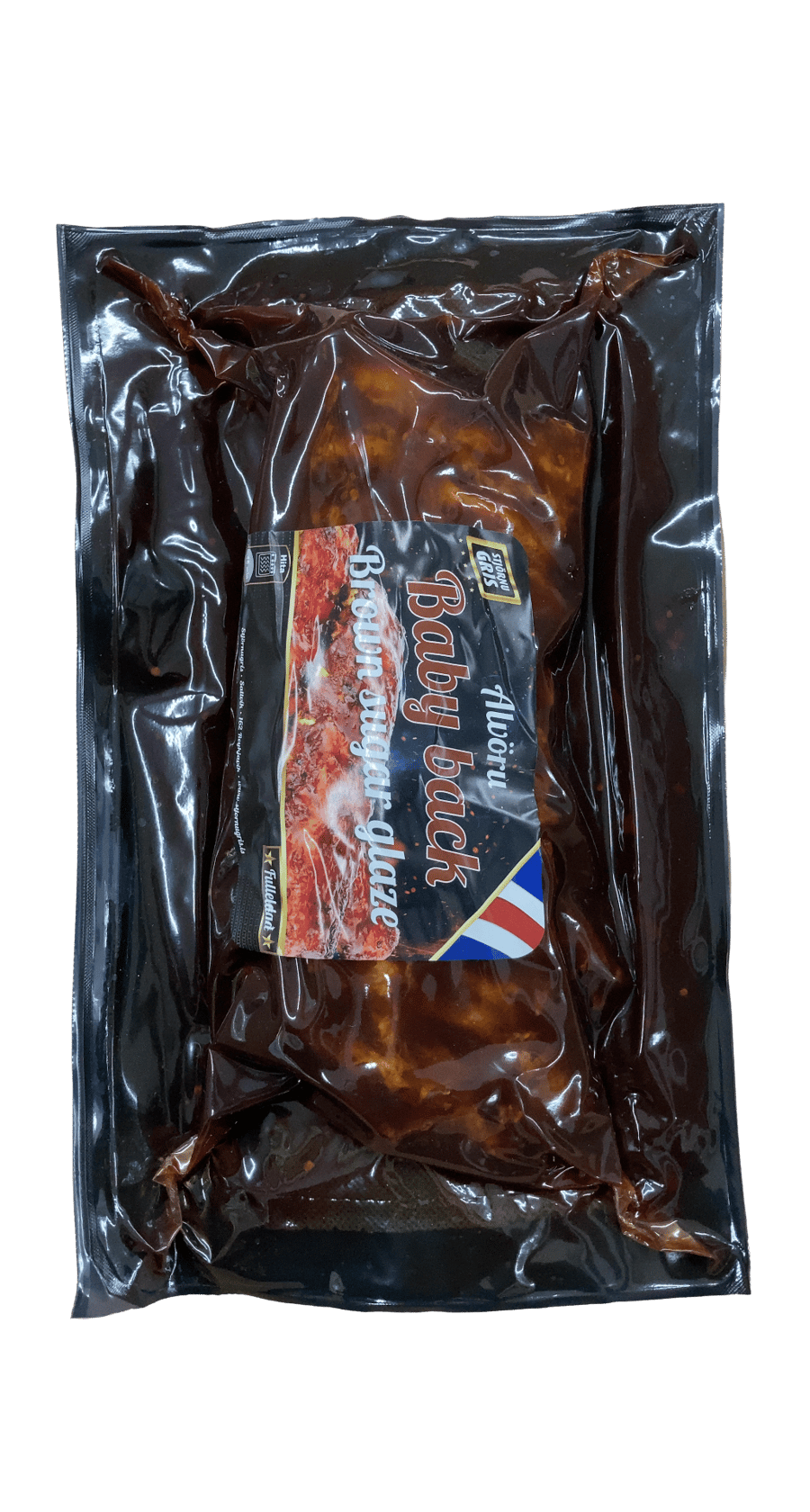 Stjörnugrís Baby Back Brown Sugar Glaze Fullelduð 938 g
