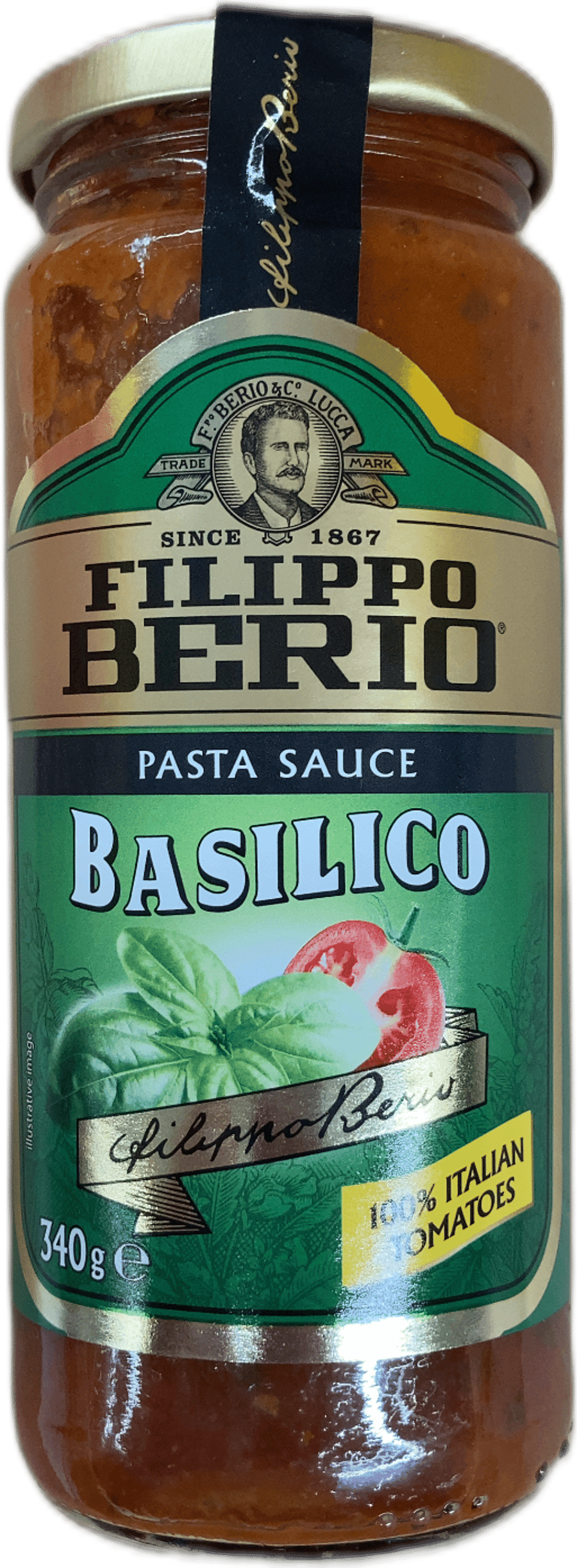 Filippo Berio pastasósa með basilíku 340 g