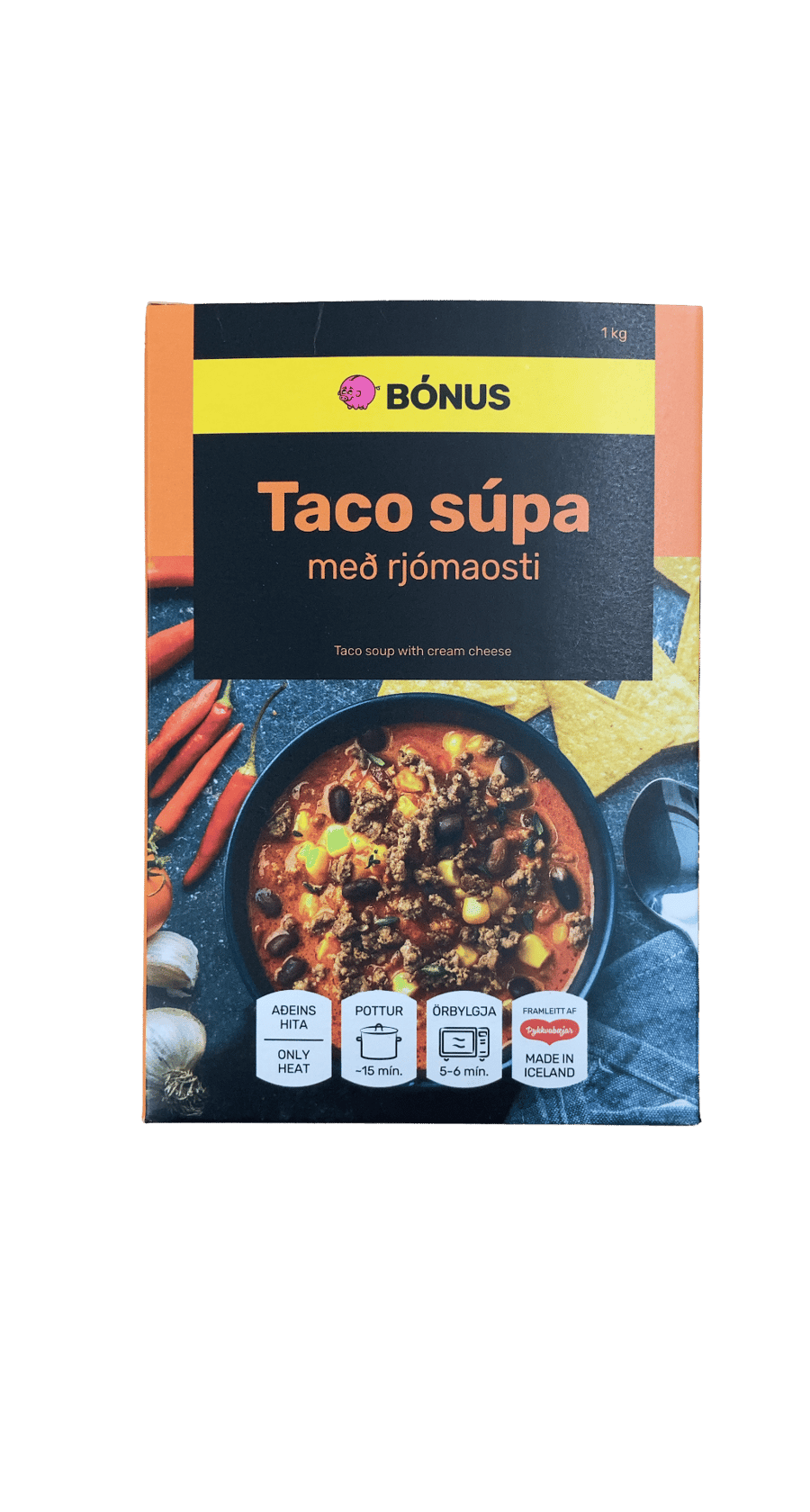 Bónus Taco Súpa með Rjómaosti 1 kg