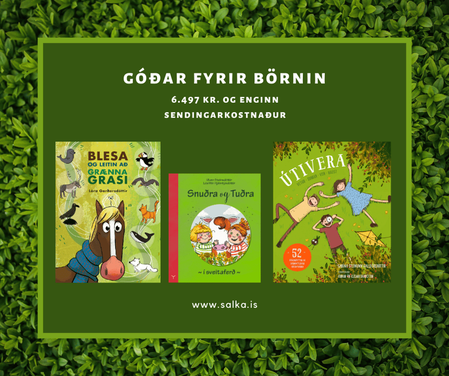 Bókapakki fyrir hressa krakka