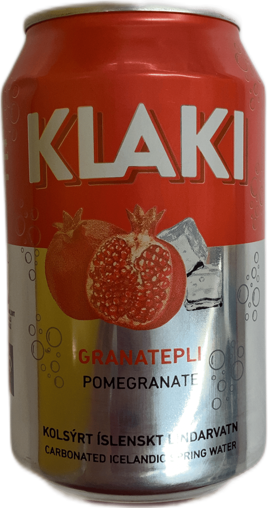 Klaki Granatepli Kolsýrt Lindarvatn 330 ml