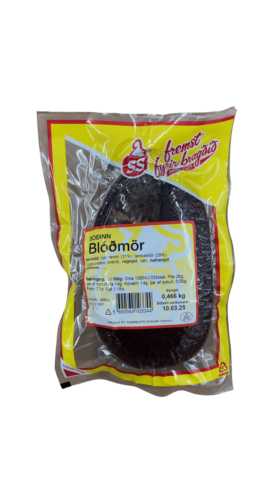 SS Soðinn Blóðmör 466 g
