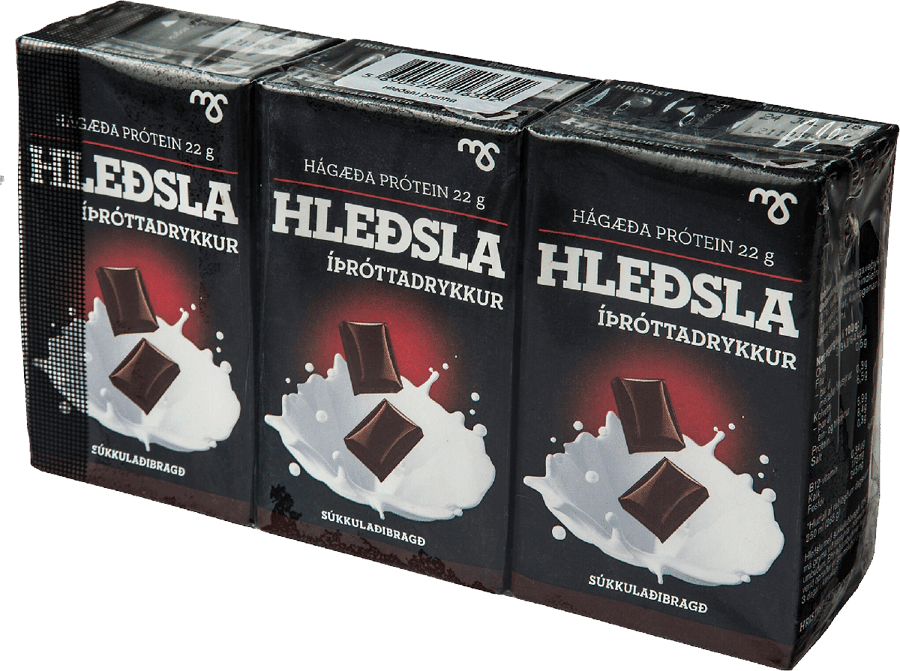Hleðsla súkkulaðibragð 3 x 250 ml - 750 ml