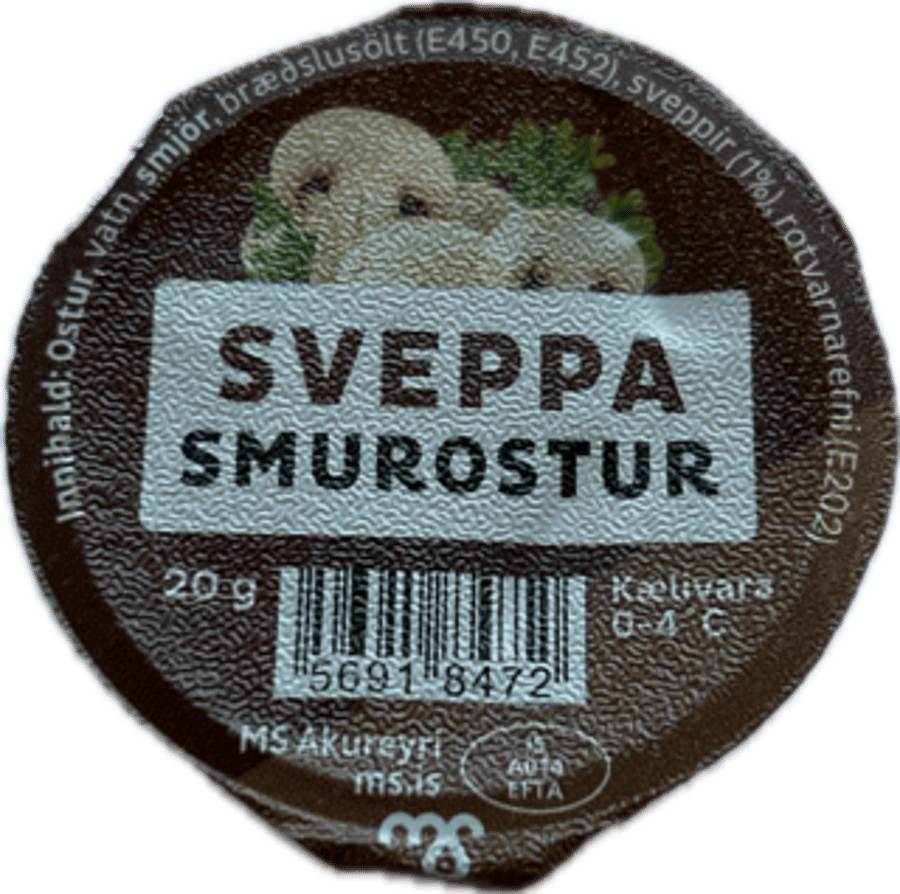 MS Smurostur með sveppum 20 g
