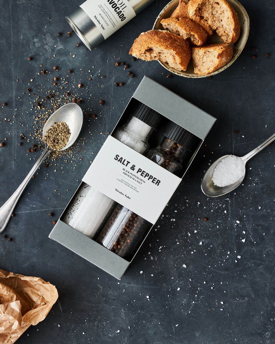 Nicolas Vahé gjafasett salt og pipar