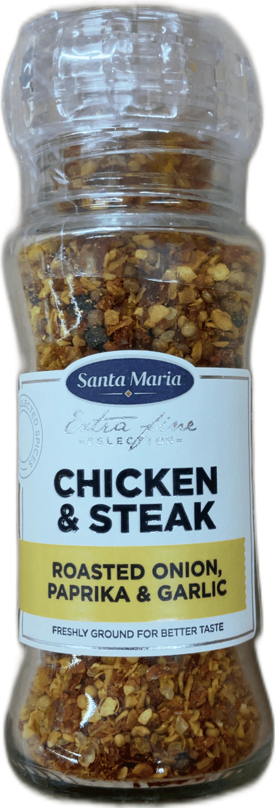 Santa Maria Extra Fine Selection kryddblanda fyrir kjúkling og steik með ristuðum lauk, papriku og hvítlauk 75 g