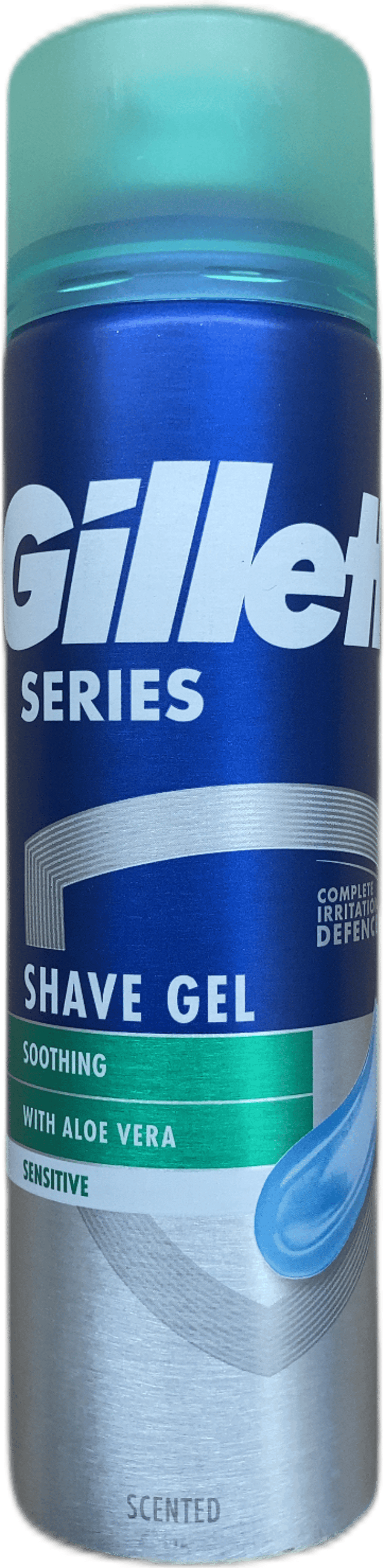 Gillette Series rakgel, róandi með aloe vera, ilmandi fyrir viðkvæma húð, 200 ml