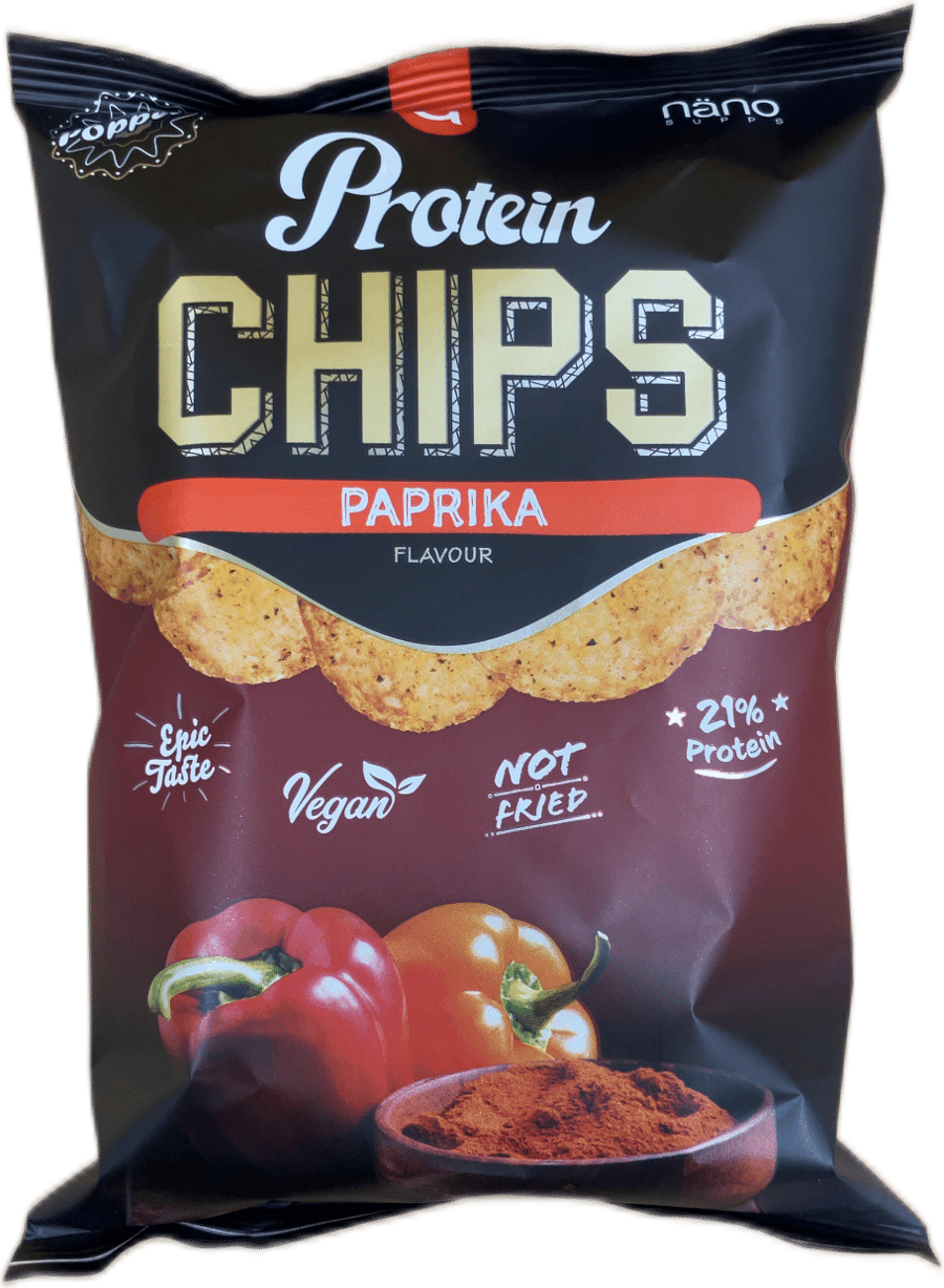 Nano Supps Prótein poppaðar flögur paprika 40 g