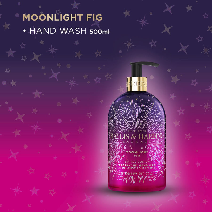 Baylis & Harding Moonlight Fig Hátíðleg Handsápa , Limited Edition 500 ml