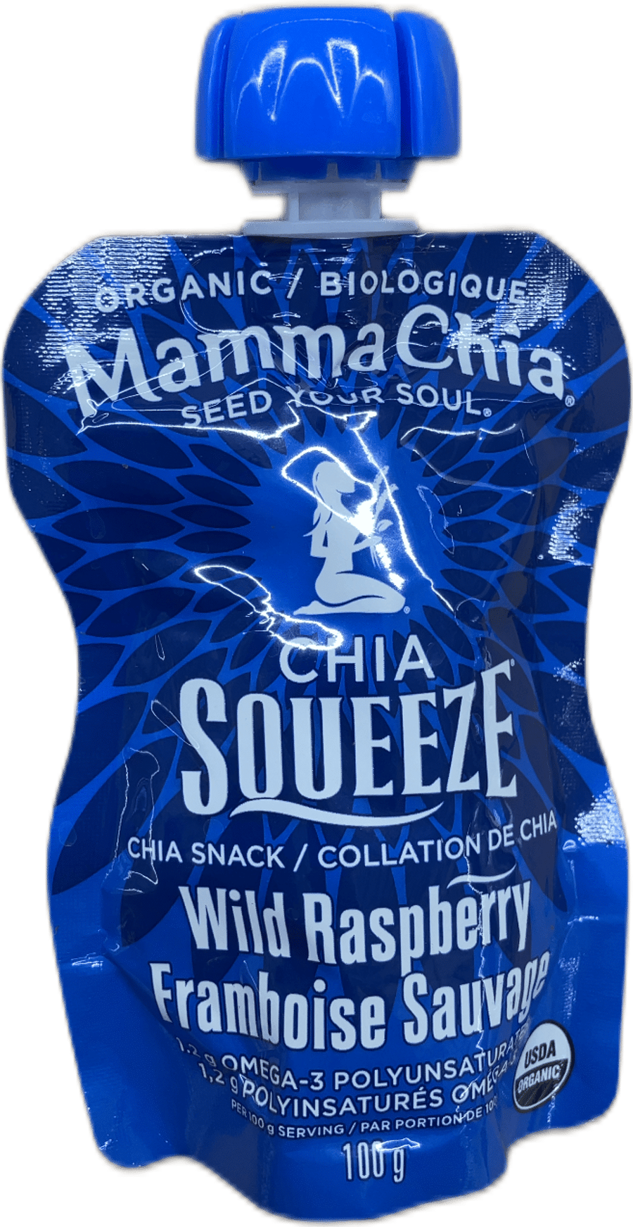 Mamma Chia Chia Squeeze villt hindber 100 g