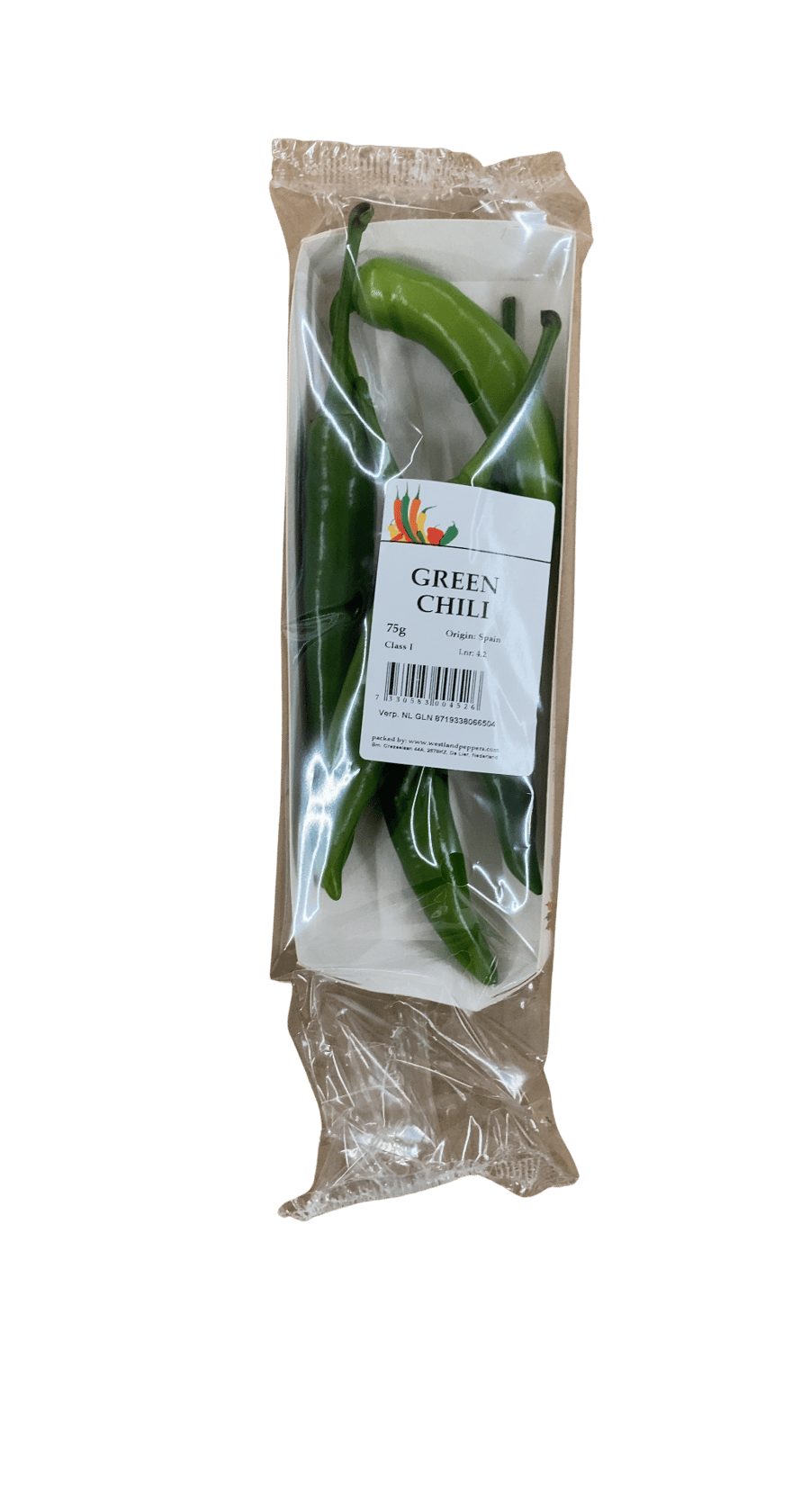 Grænn chili 75 g