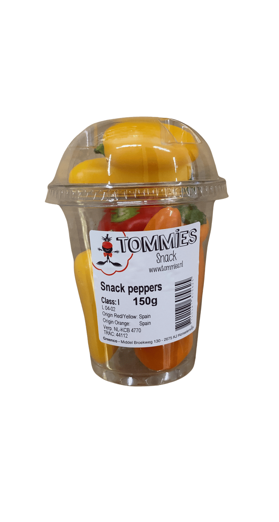Tommies snakkpaprikur 150 g