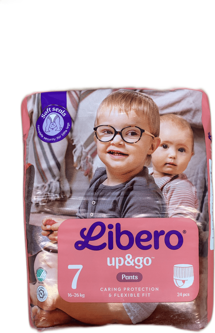 Libero Up&Go buxnableyjur stærð 7, 24 stk