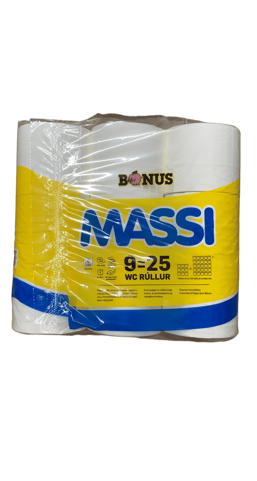 Bónus Massi WC rúllur 9 stk