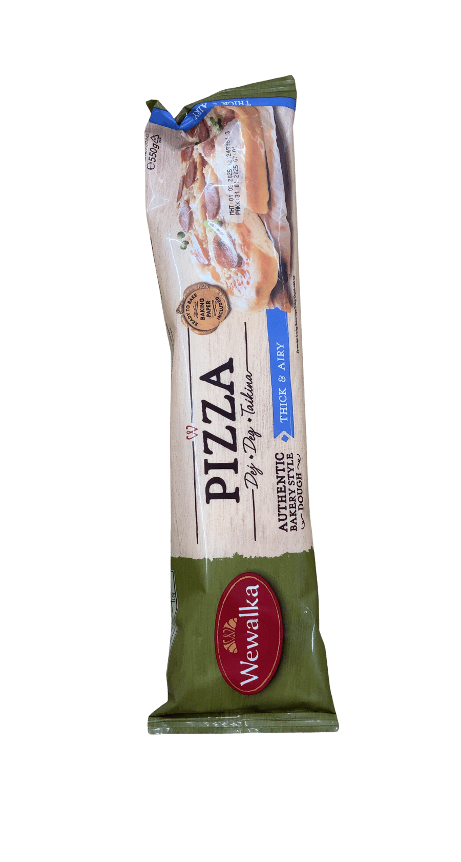 Wewalka pizzadeig þykkt og loftkennt 550 g