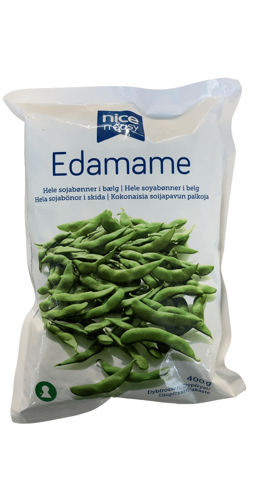 Nice 'n Easy Edamame sojabaunir í belg 400 g