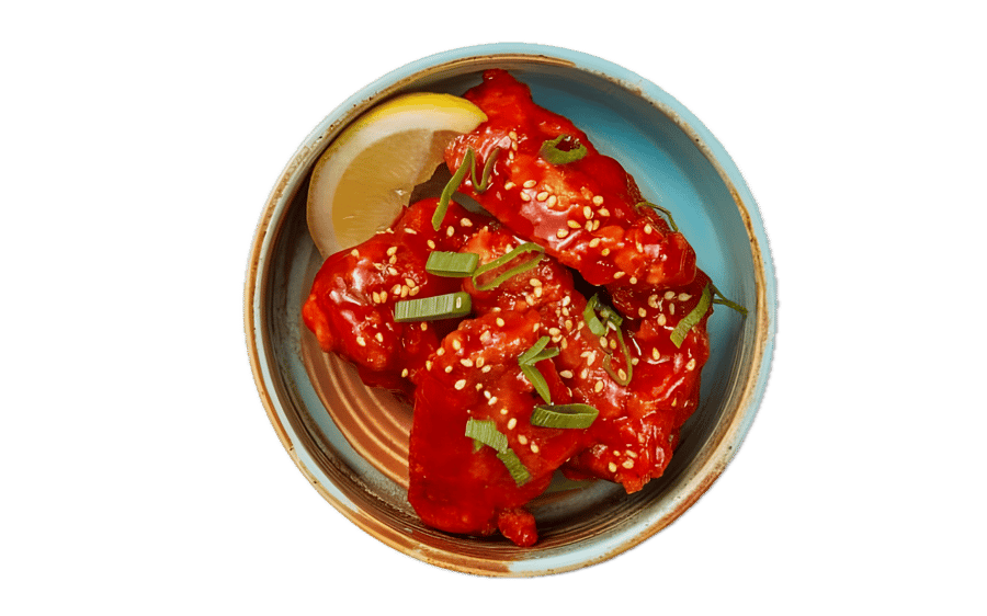 Kóreskir vængir með chili sósu
