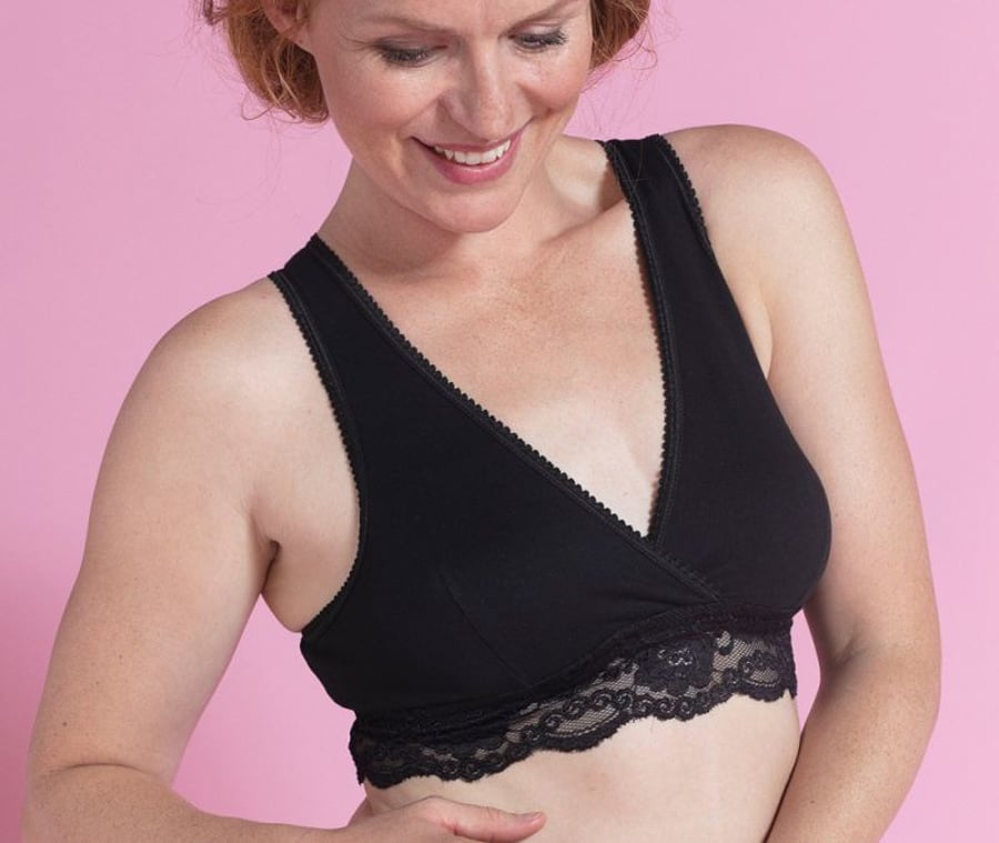 Carriwell Org Crossover Nurs Bra Black