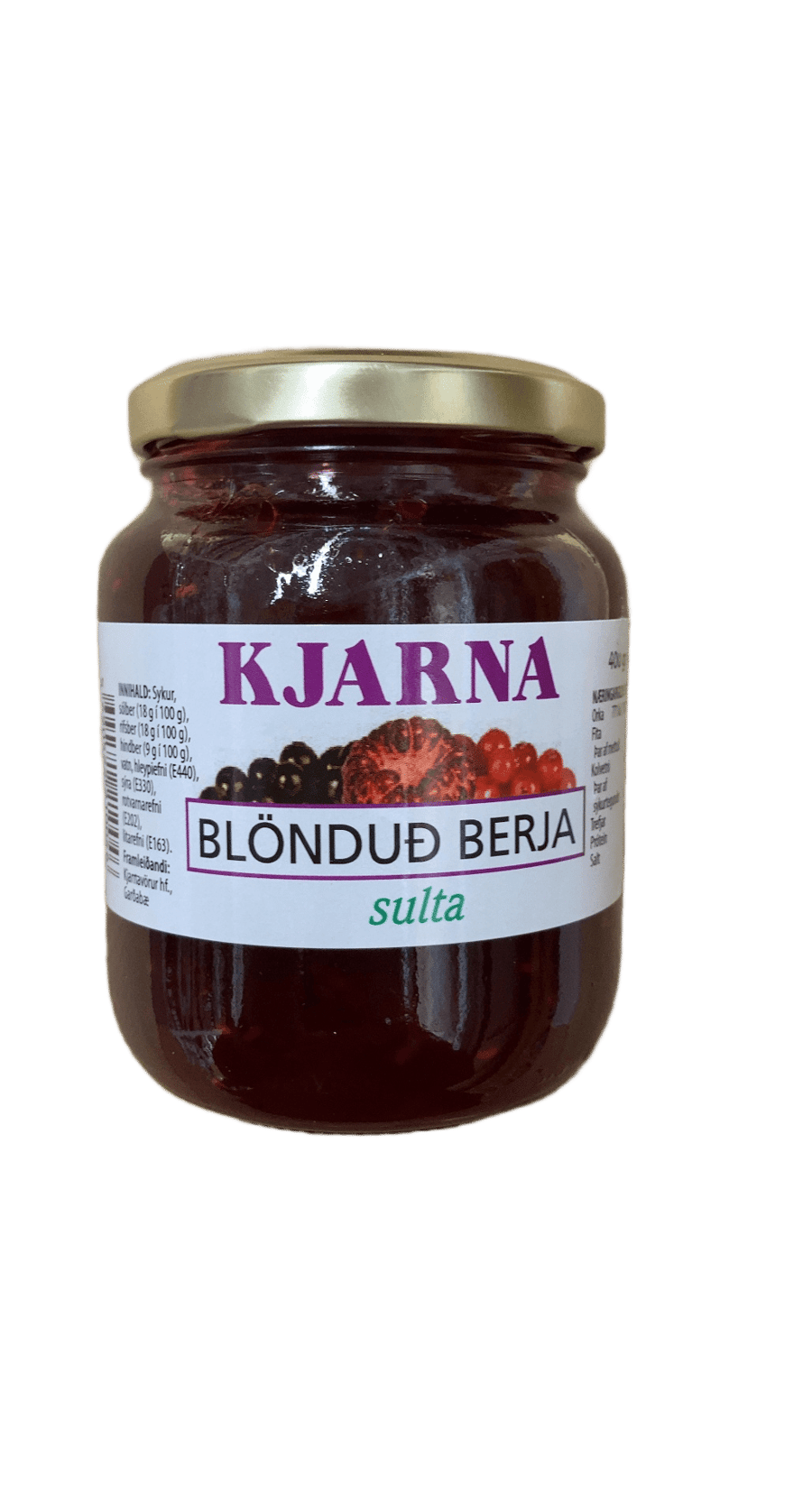 Kjarna Blönduð Berja Sulta 400 g