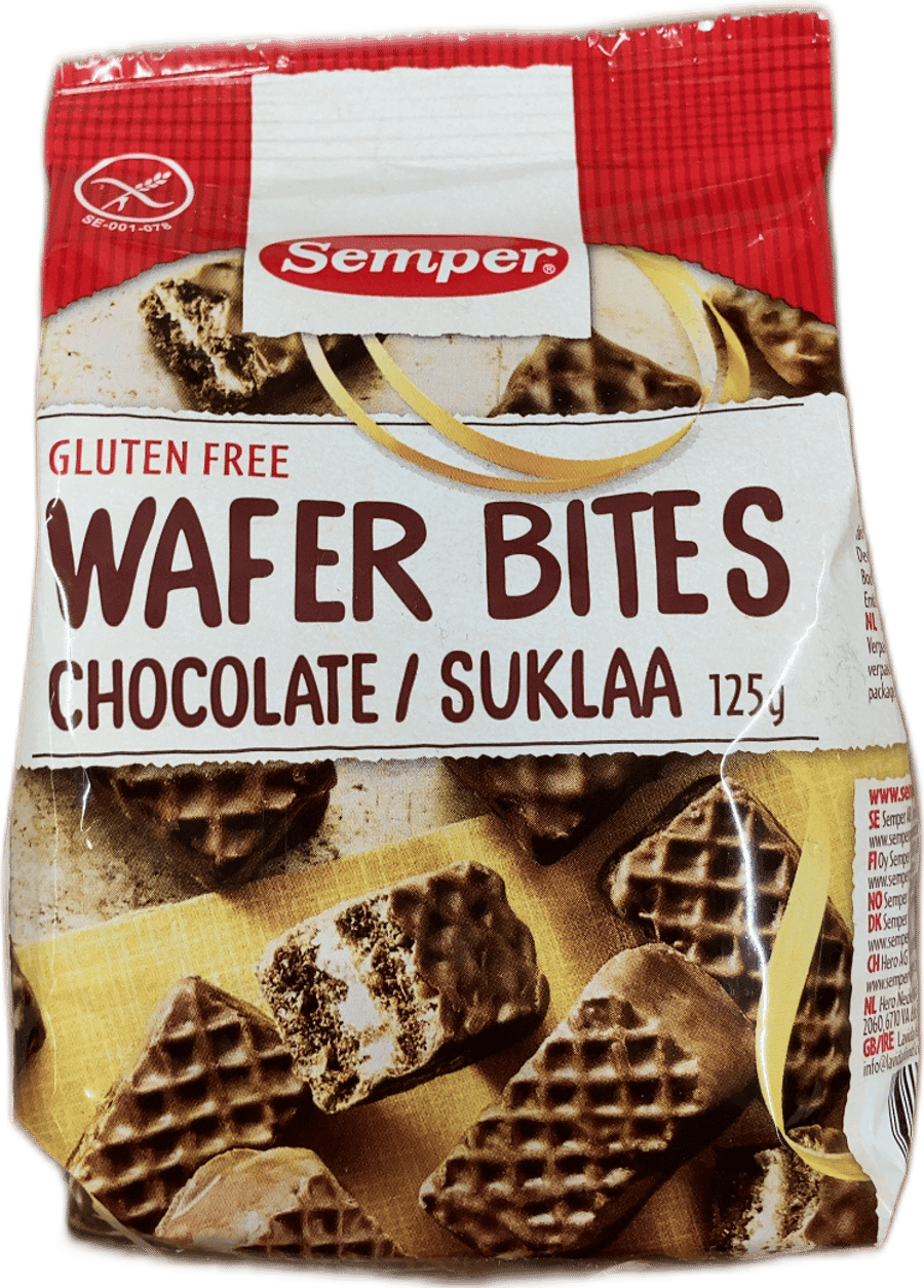 Semper glútenlausir vöfflubitar með súkkulaði 125 g