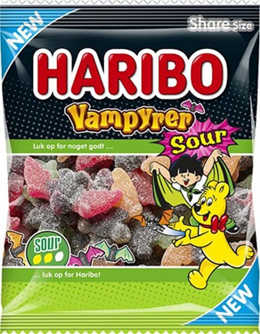 Haribo Halloween vampírur súrar 120 g