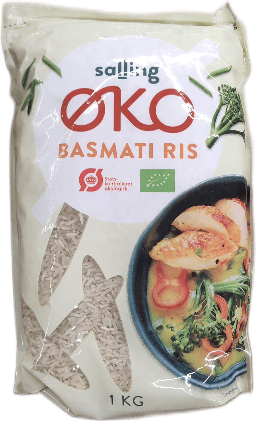 Salling lífræn basmati hrísgrjón 1 kg