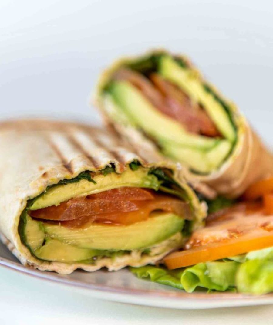 Avocado tomato vegan
