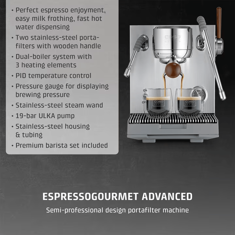 Caso Espresso Gourmet Advanced kaffivél