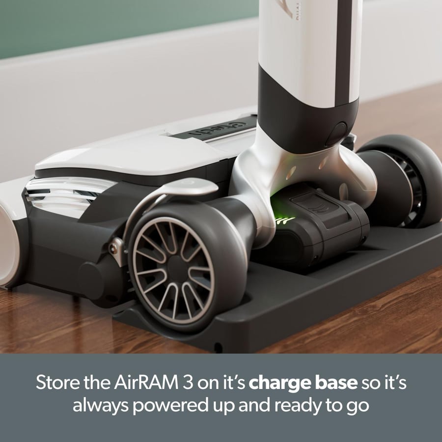 AirRAM 3 Dual Edge-Clean Þráðlaus Ryksuga og gólf-þvottavél