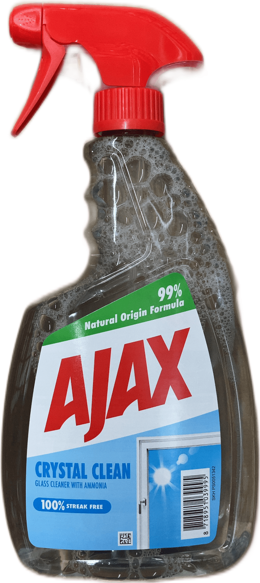 Ajax Crystal Clean glerhreinsir með ammoníaki 750 ml