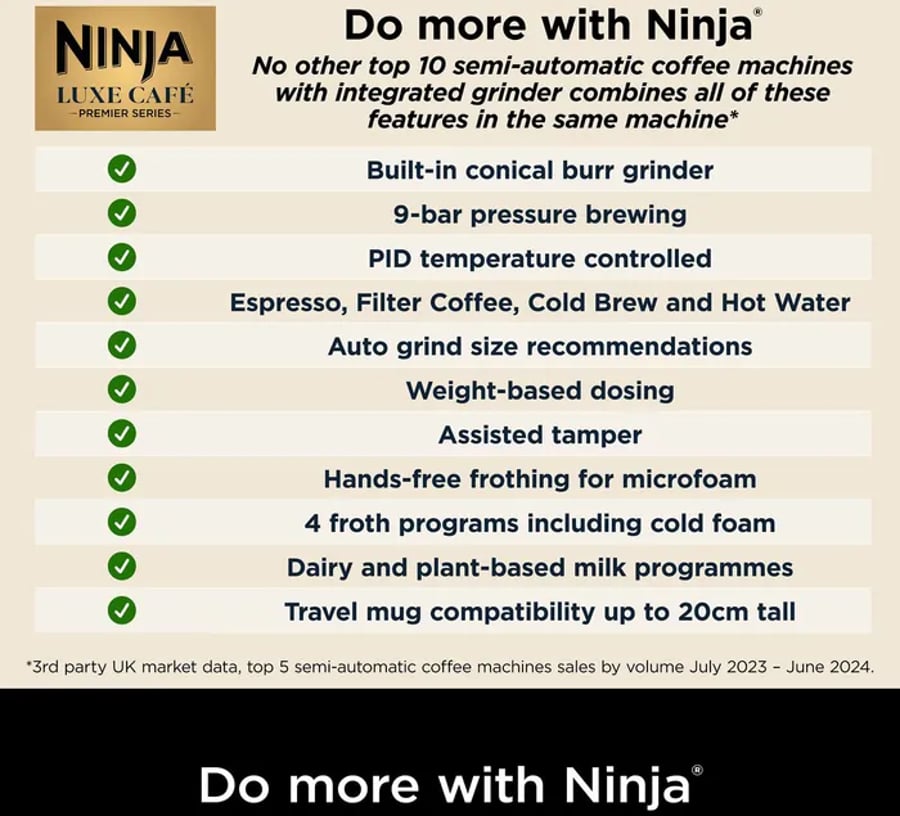 Ninja Luxe Café Premier Kaffivél