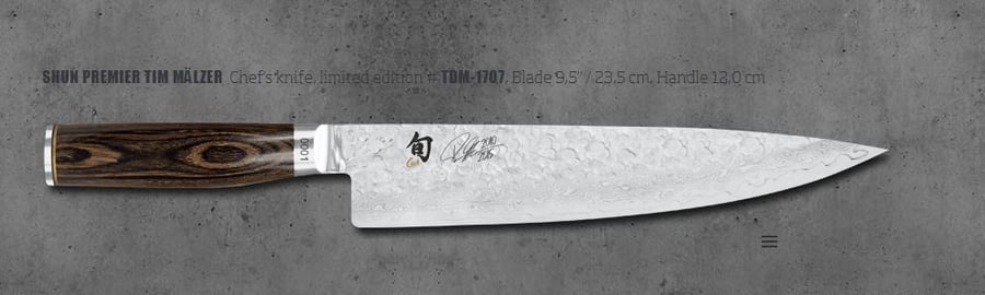 KAI Shun Premier Chef hnífur - 23,5 cm