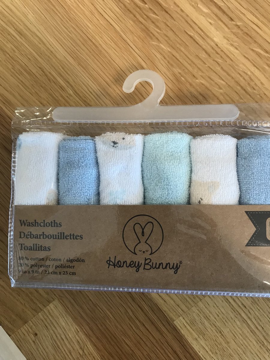 HB þvottastykki í lit 6 stk