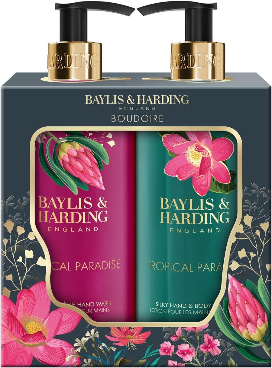 Baylis & Harding Boudoire Tropical Paradise Handsápa & Handáburður í setti