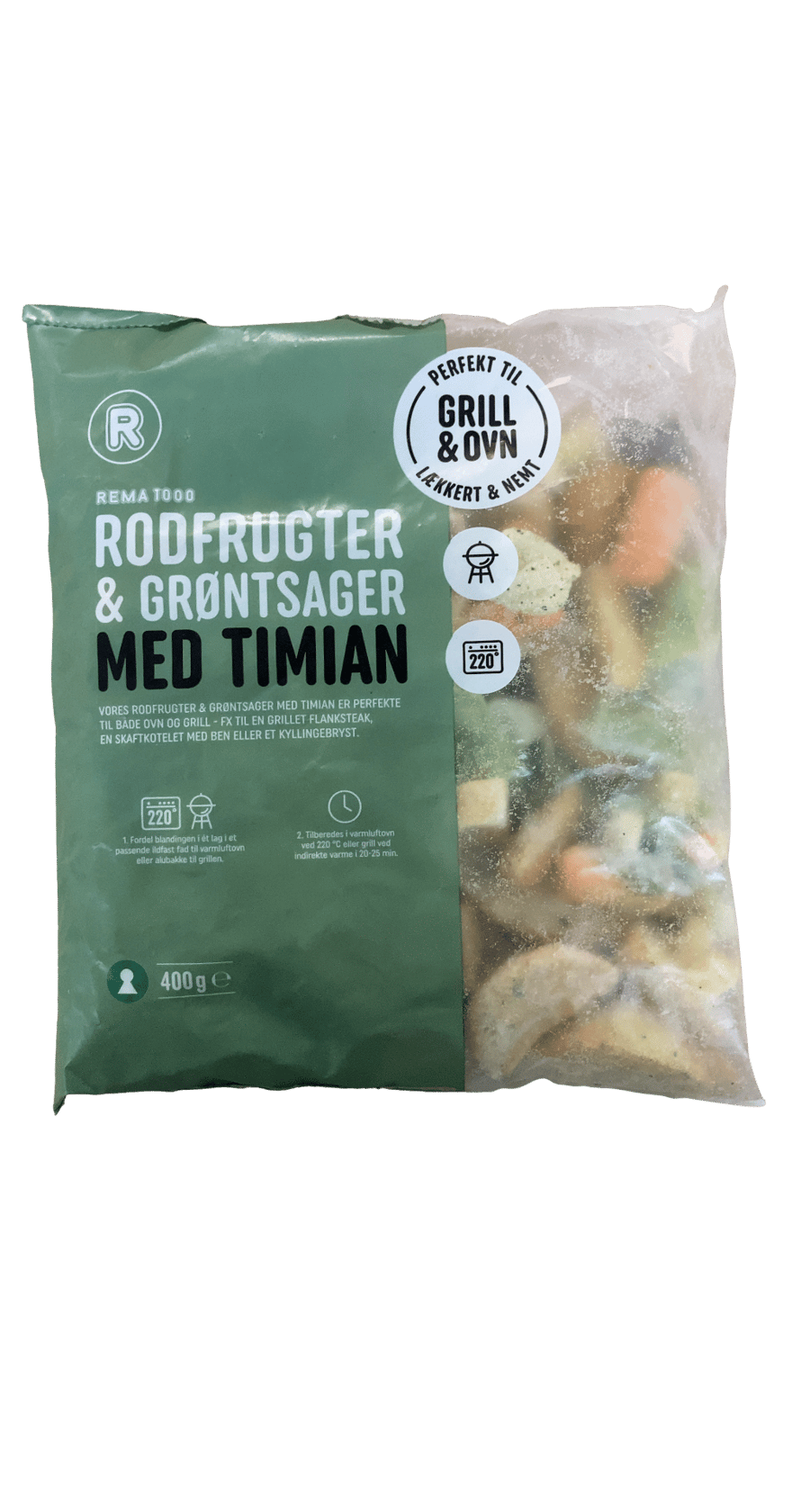 REMA 1000 Rótargrænmeti og grænmeti með timían 400 g