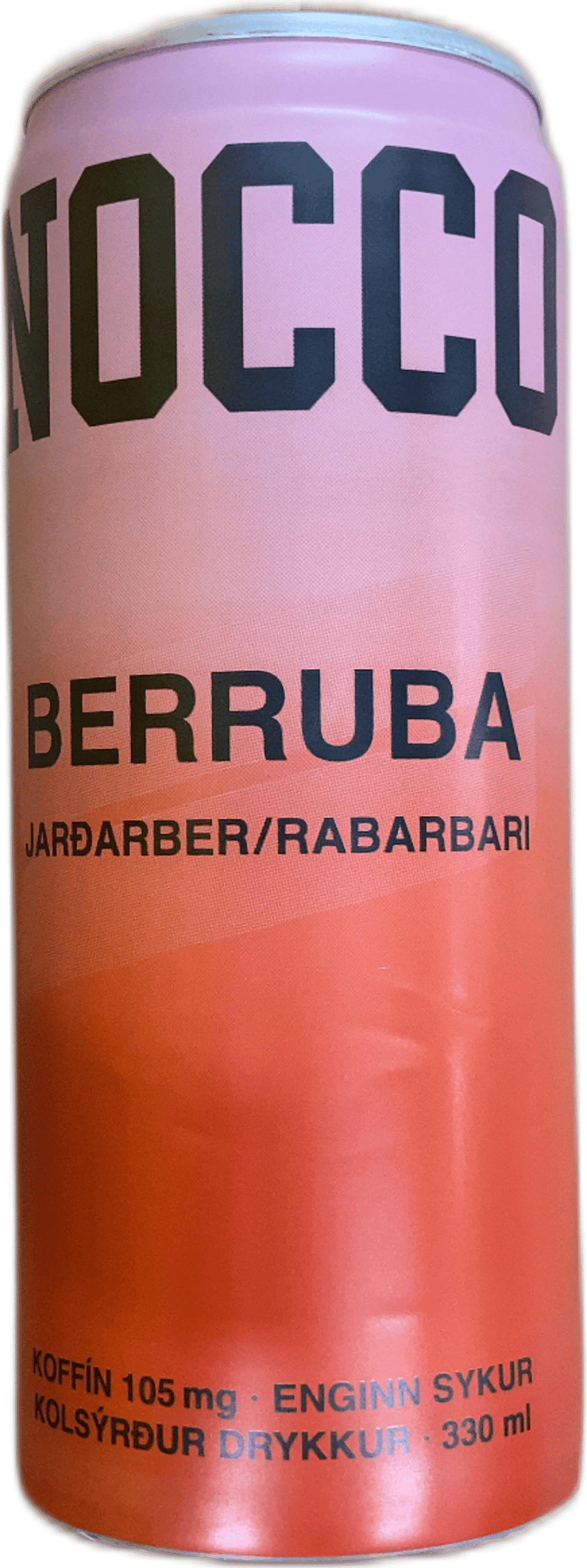Nocco Berruba Jarðarber/Rabarbari 330 ml