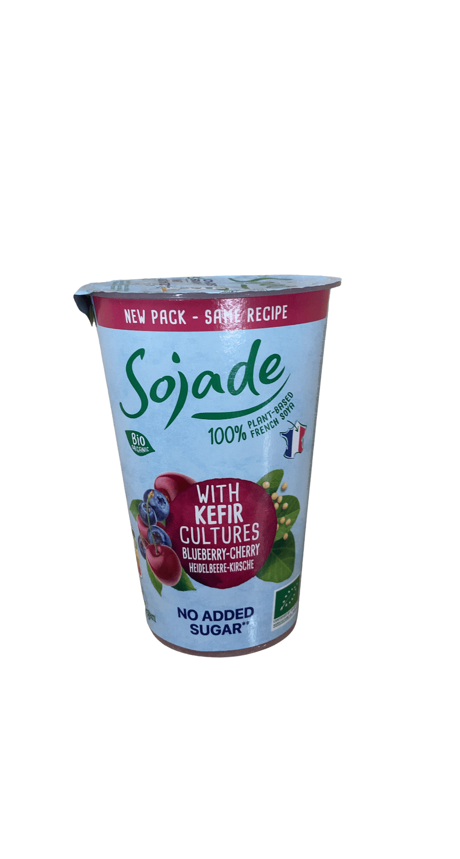 Sojade bláberja- og kirsuberja sojadrykkur með kefírræktum 250 g