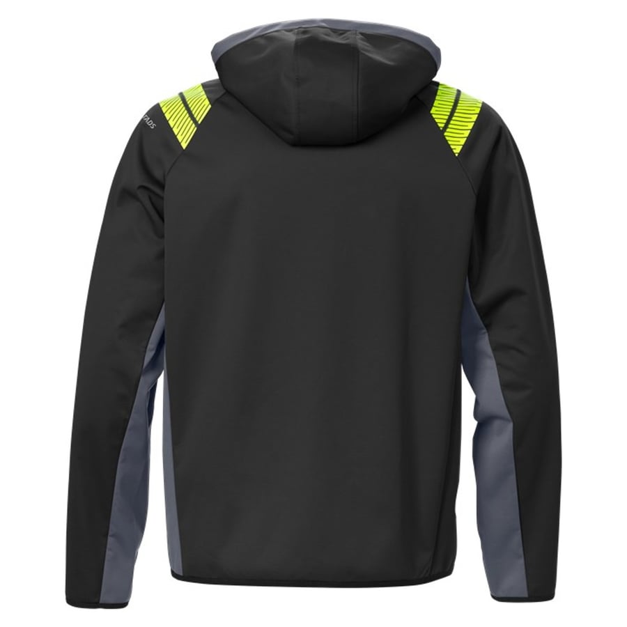 Fristads softshell peysa/jakki með hettu