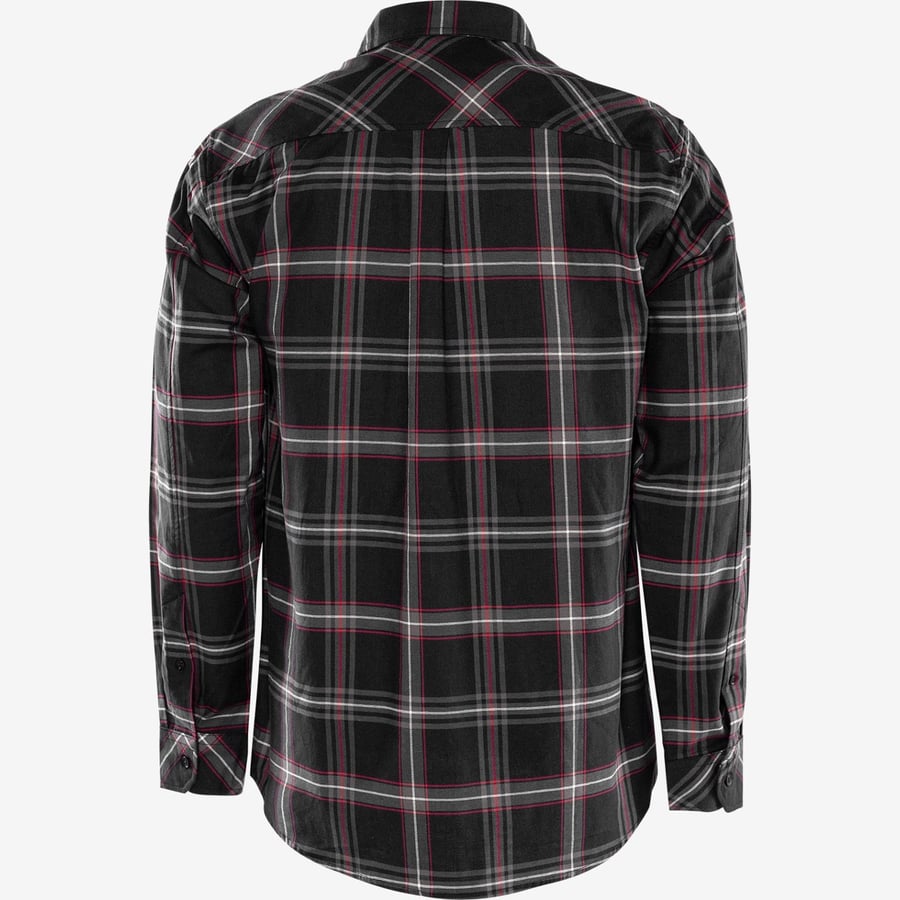 Fristads flannel skyrta svört köflótt