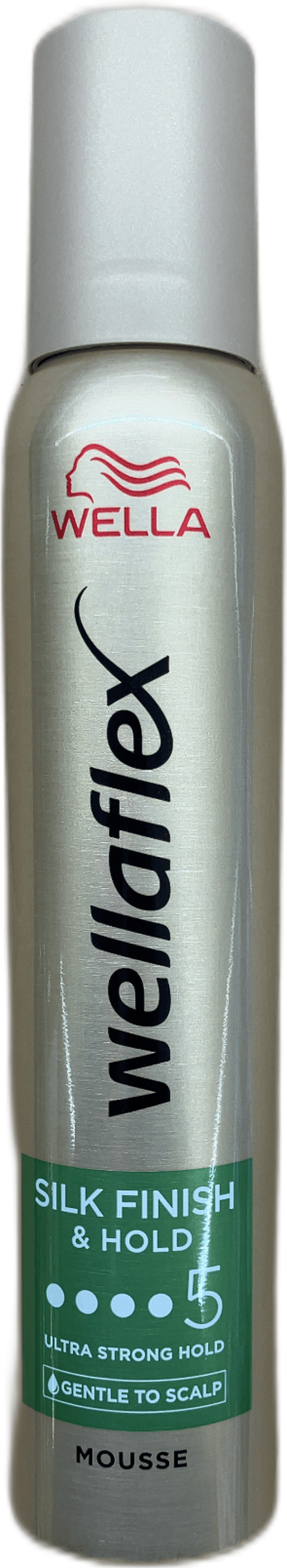 Wella Wellaflex Silkiáferð og hald mjög sterkt hármús 200 ml