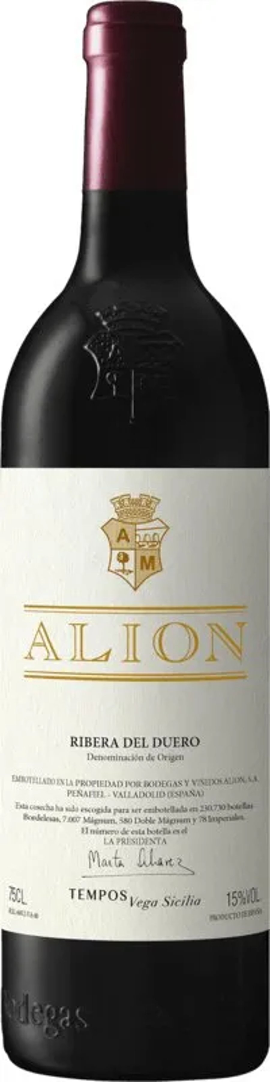 2020 Vega Sicilia Alion