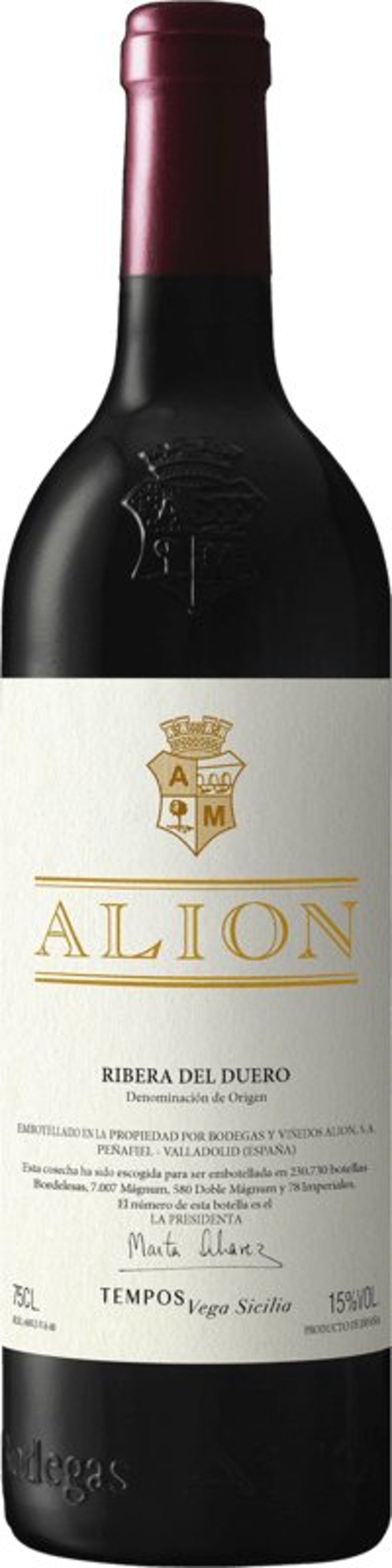 2020 Vega Sicilia Alion