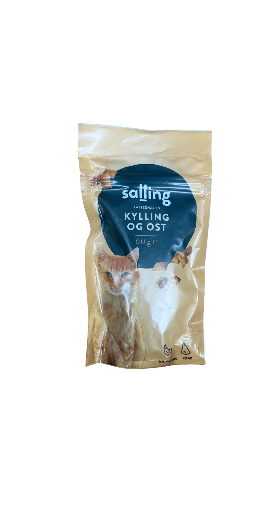 Salling kattasnarl með kjúklingi og osti 60 g|Salling cat snacks with chicken and cheese 60 g